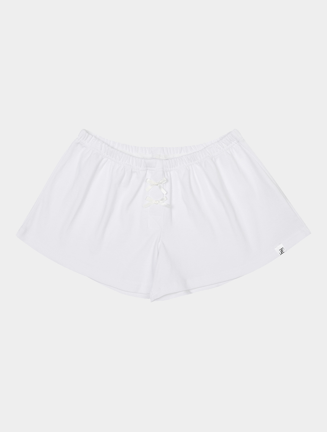 Kisyning ribbon short pants (white)