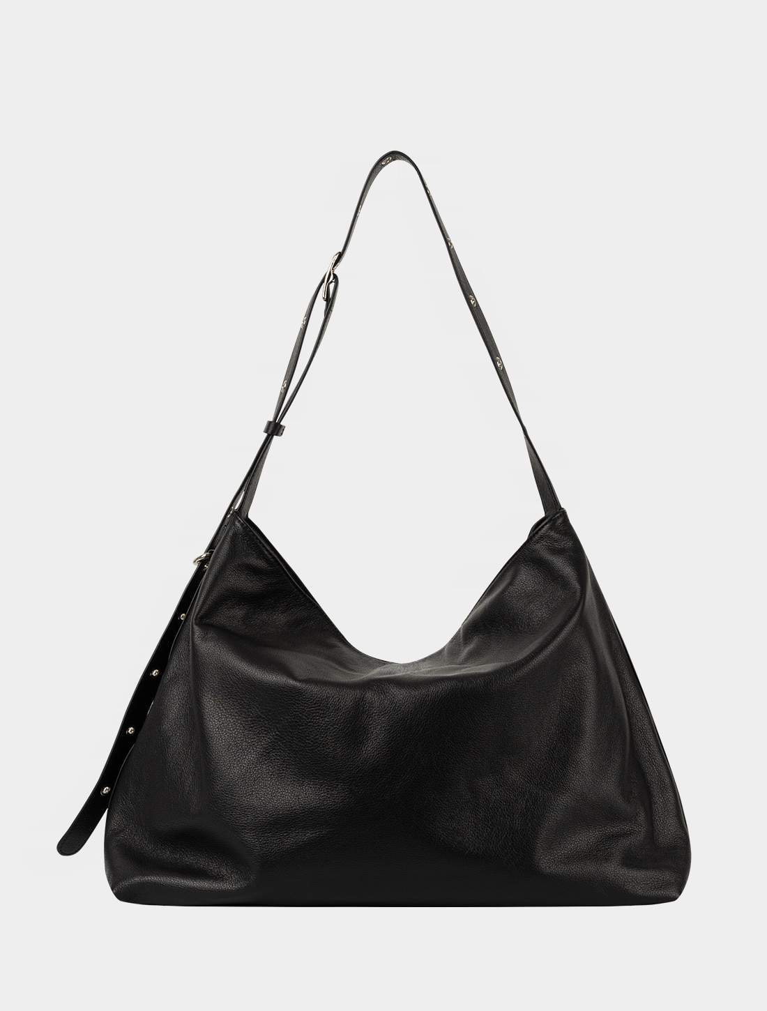 Molly leather big bag (black)
